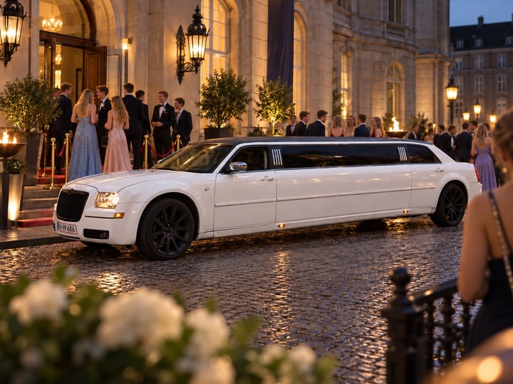 Gallakørsel med limousine til gallafest